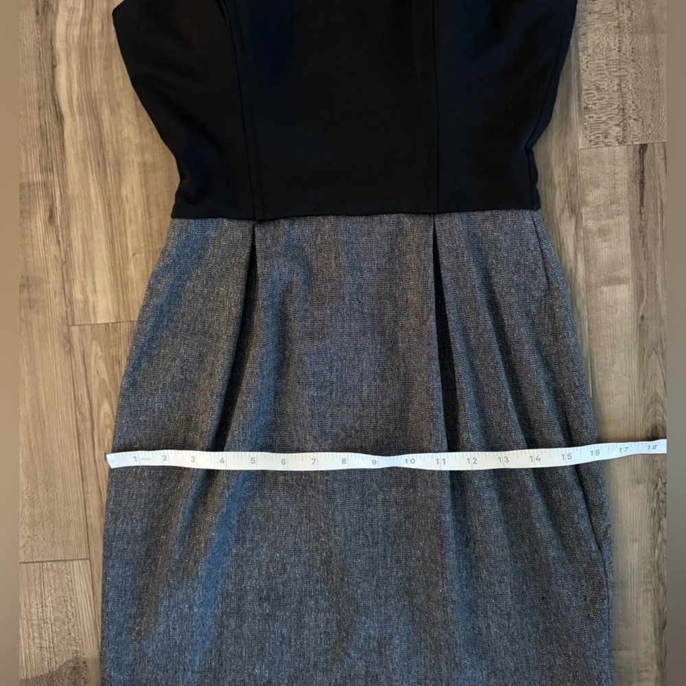 GUESS Sweetheart Strapless Dress M Black/Gray Sparkle Back Zipper Cocktail Dress - Picture 13 of 14